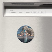 Ultramarine Mermaid Magnet (In Situ (Geschirrspüler))