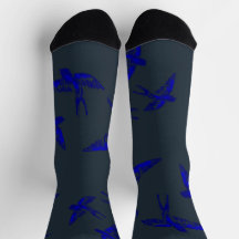Ultramarine Schwalbensocken