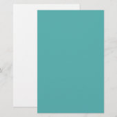 Ultramarine Türkis Blue Solid Color Background (Vorne/Hinten)