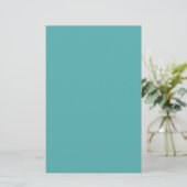 Ultramarine Türkis Blue Solid Color Background (Stehend Vorderseite)