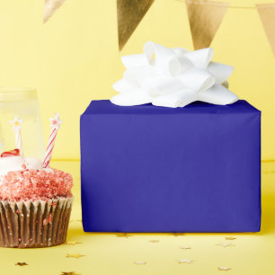 Ultramarinische Glanzverpackung Geschenkpapier
