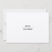 Ultraminimalistisch Moderne frohe Weihnachten (Vorderseite)