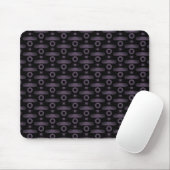 Ultramoderne Abstrakte Mousepad, Lila Mousepad (Mit Mouse)