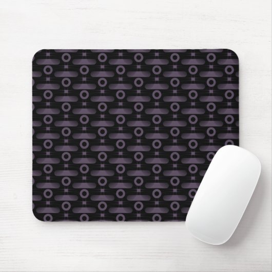 Ultramoderne Abstrakte Mousepad, Lila Mousepad (Mit Mouse)
