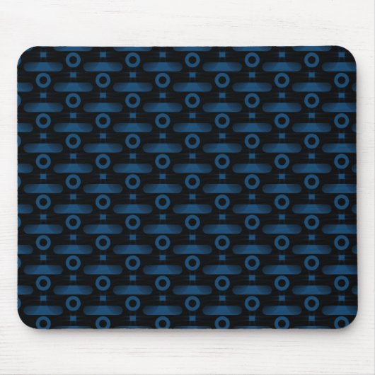Ultramoderne Abstrakte Mousepad, Royal Blue Mousepad (Vorne)