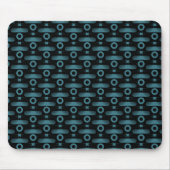 Ultramoderne, Abstrakte Mousepad, Türkis Mousepad (Vorne)