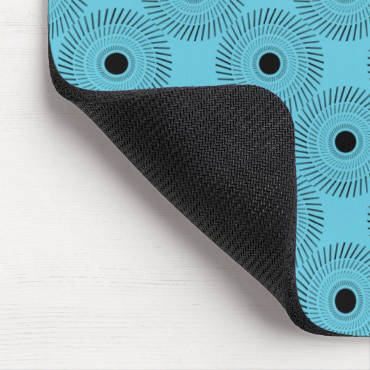 Ultramoderne Charm Mousepad, türkis Mousepad (Ecke)