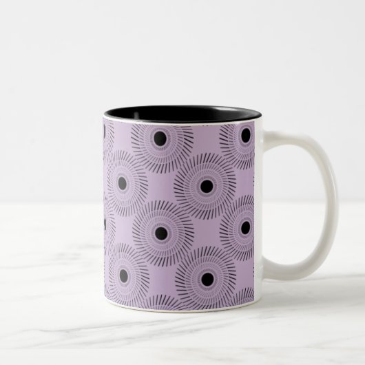Ultramoderne Charm-Tasse, Lavendel Zweifarbige Tasse (Rechts)