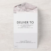 Ultramoderne Gender-Neutral-Tinte-Hochzeit All In One Einladung (Außenbereich)