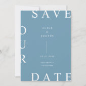 ultramoderne Gestaltung Save the Date Einladung (Vorderseite)