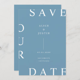 ultramoderne Gestaltung Save the Date Einladung