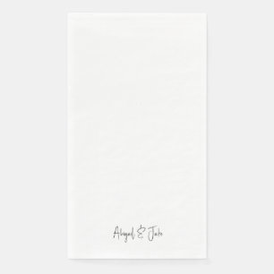 Ultramoderne Hochzeit Serviette