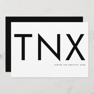 Ultramoderne kühne große Dankeschön Muttertag