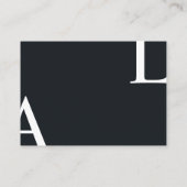 ultramoderne Layout-Empfang-Abschlusskarte Begleitkarte (Rückseite)