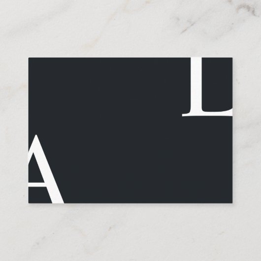 ultramoderne Layout-Empfang-Abschlusskarte Begleitkarte (Rückseite)