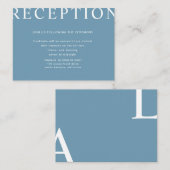 ultramoderne Layout-Empfang-Abschlusskarte Begleitkarte (Vorne/Hinten)