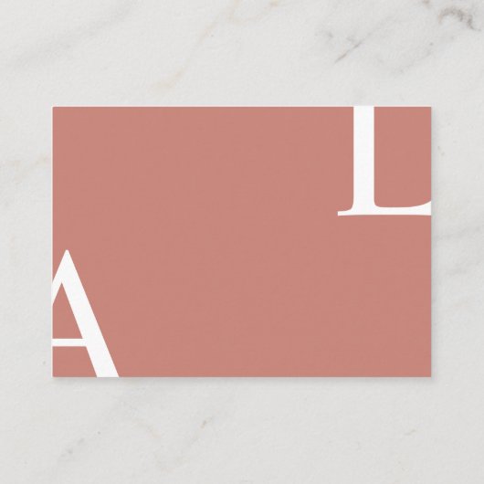 Ultramoderne Layout-Empfang-Verschlüsselungskarte Begleitkarte (Rückseite)