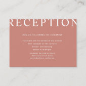 Ultramoderne Layout-Empfang-Verschlüsselungskarte Begleitkarte (Vorderseite)