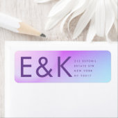 Ultramoderne Lila Hochzeit im Herbst (Insitu)