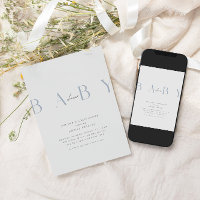 Ultramoderne minimale Dusche aus blauem Baby