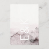 Ultramoderne neutrale Hochzeit Begleitkarte (Rückseite)
