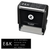 Ultramoderne neutrale Hochzeit Permastempel (Beispiel)