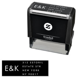 Ultramoderne neutrale Hochzeit Permastempel