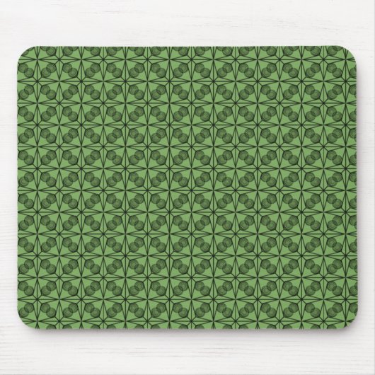 Ultramoderne Retro-Mousepad, hellgrün Mousepad (Vorne)