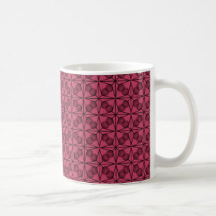 Ultramoderne Retro-Tasse, Magenta Kaffeetasse