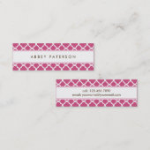 Ultramoderne Skinnenkarte Telefonnummerkarte (Vorne/Hinten)