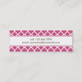 Ultramoderne Skinnenkarte Telefonnummerkarte (Rückseite)