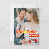 Ultramodernes Foto - Vertikal Save The Date (Vorderseite)