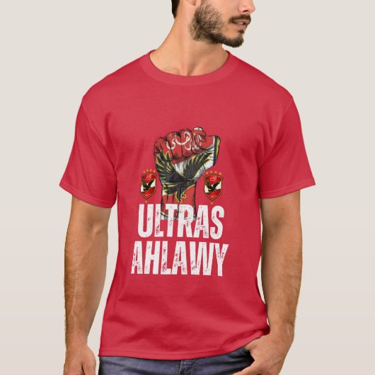 ULTRAS AHLAWY Al Ahly Football Club Fans Ägyptisch T-Shirt (Vorderseite)
