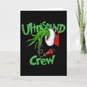 Ultraschall-Crew Sonographer Frohe Weihnachten Xma Karte