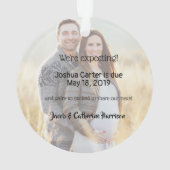 Ultraschall, den wenig Foto-Baby des Wunder-2 Ornament (Rückseite)