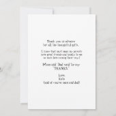 Ultraschall Foto Neutral Danke Baby Viewpoint (Rückseite)