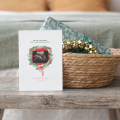 Ultraschall Foto Wasserfarbener LKW Frohe Weihnach