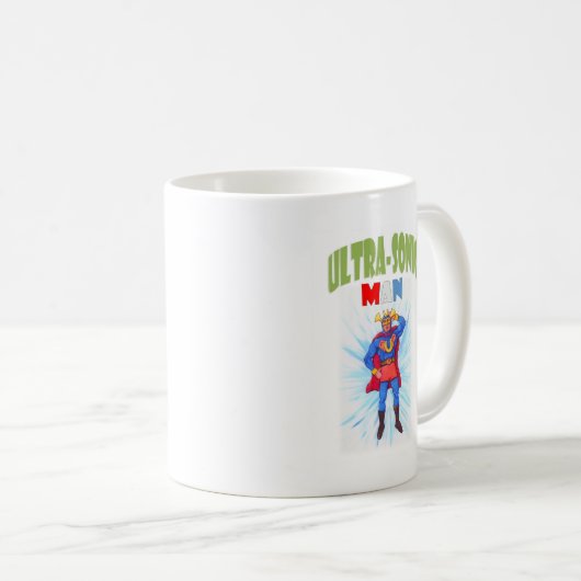 Ultraschallmann Kaffeetasse (VorderseiteRechts)
