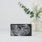 Ultraschallsonographin Visitenkarte (Stehend Vorderseite)