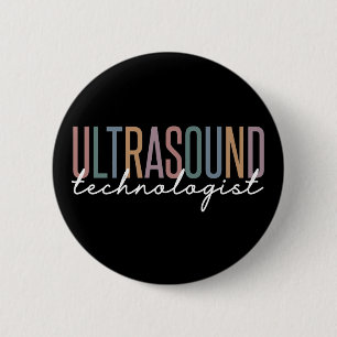 Ultraschalltechnologin Button