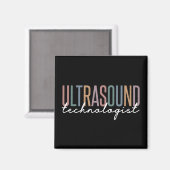 Ultraschalltechnologin Magnet (Vorderseite/Rückseite)