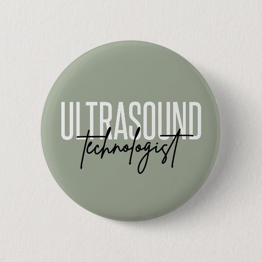 Ultraschalltechnologin | Ultrasound Tech Geschenke Button (Vorderseite)