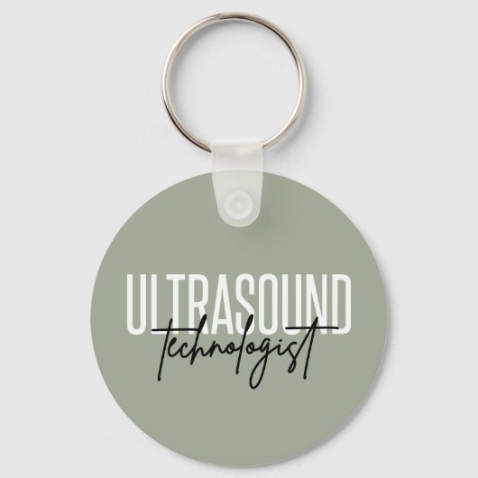 Ultraschalltechnologin | Ultrasound Tech Geschenke Schlüsselanhänger (Vorderseite)