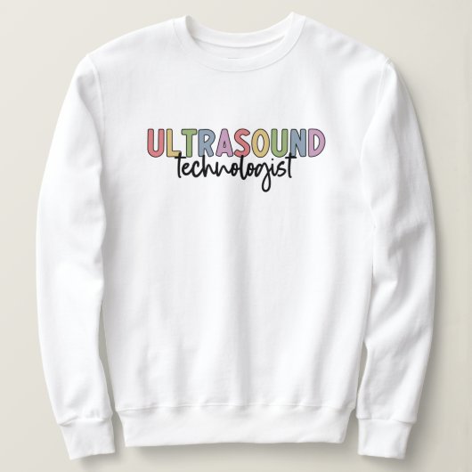 Ultraschalltechnologin | Ultrasound Tech Geschenke Sweatshirt (Design vorne)