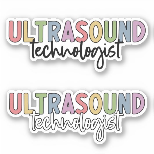 Ultraschalltechnologin | Ultrasound Tech Niedlich Aufkleber (Vorderseite)
