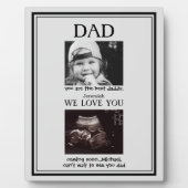 Ultrasound 2 Foto Kindergraue und schwarze Vaterta Fotoplatte (Vorderseite)