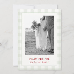 Ultrasound Baby Announction Family Holiday Card Feiertagskarte