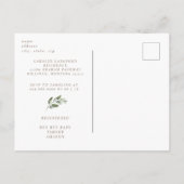 Ultrasound bald kommen Baby Duwer Gold Text Postkarte (Rückseite)