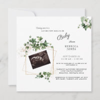 Ultrasound bald kommen Baby Shower Square