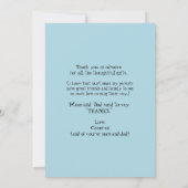 Ultrasound Foto Animal Funny Danke Baby (Rückseite)